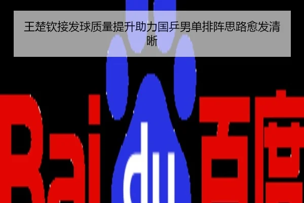 王楚钦接发球质量提升助力国乒男单排阵思路愈发清晰